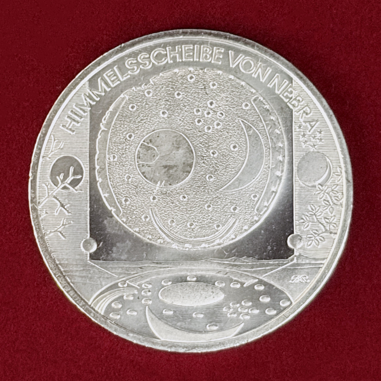 【ドイツ】ネブラ・スカイディスク 10ユーロ 銀貨 2008［B-0000971］