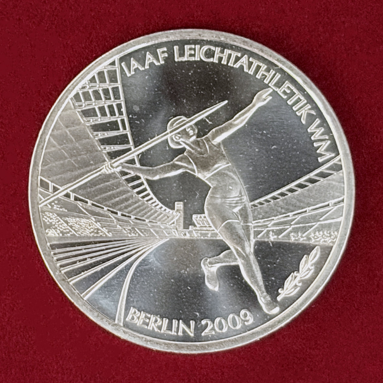ドイツ】第12回IAAF世界陸上競技選手権ベルリン大会記念 10ユーロ 銀貨