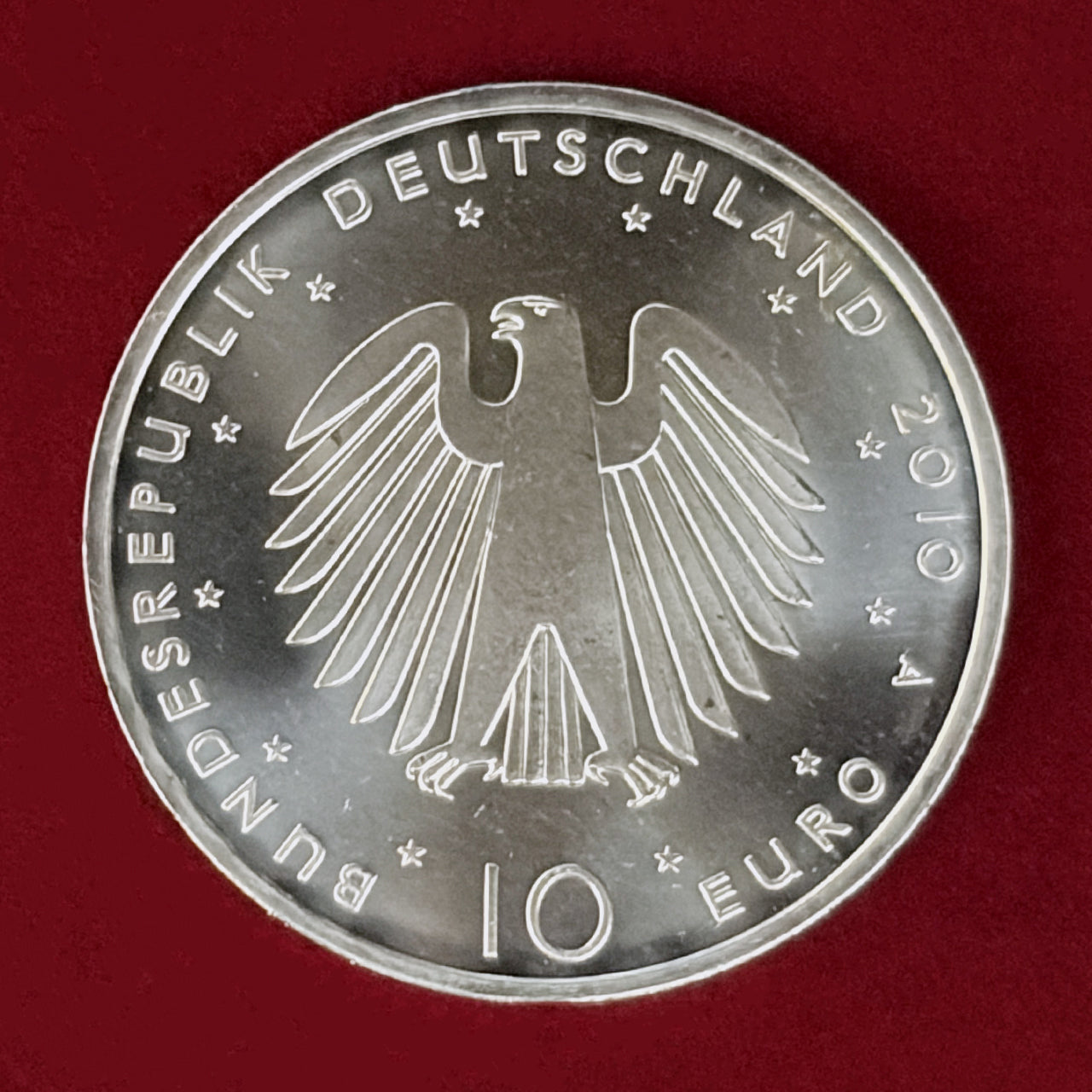 【ドイツ】ドイツ統一20周年記念 10ユーロ 銀貨 2010［B-0000979］