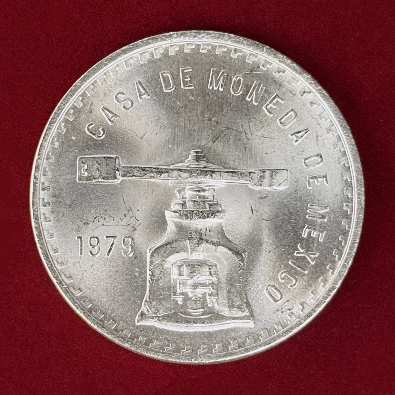 【メキシコ】1オンザ 銀貨 1979［B-0000987］