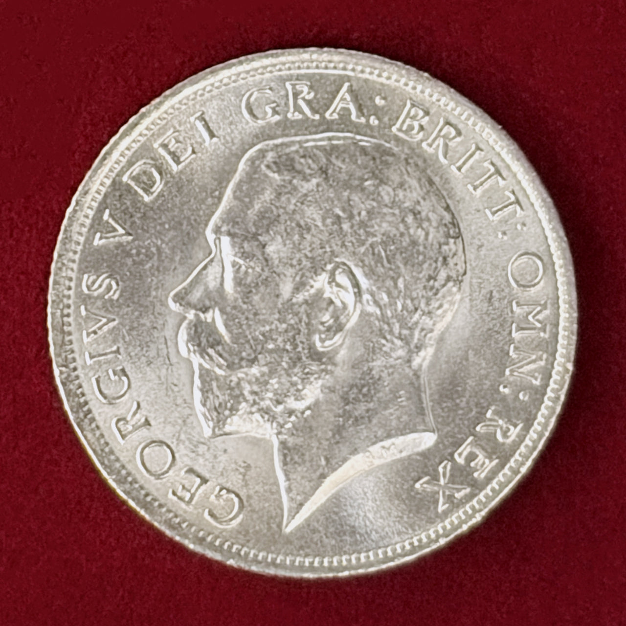 【イギリス】シリング 銀貨 1915［B-0000992］