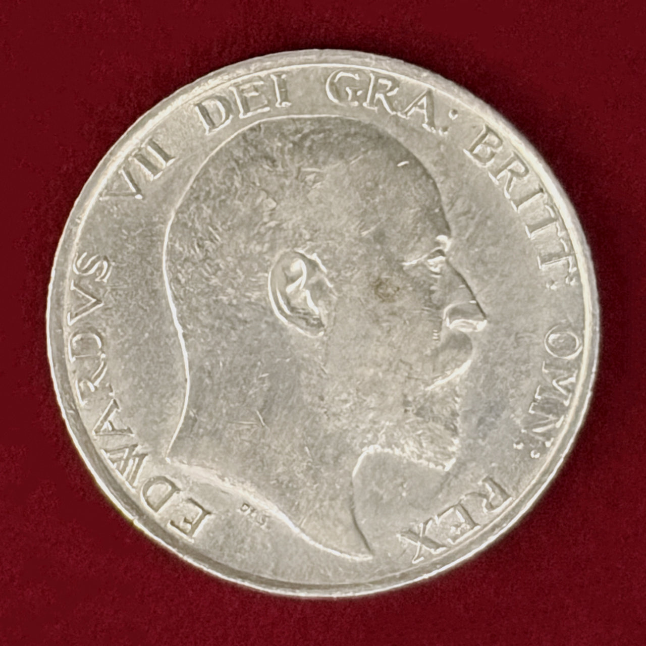 【イギリス】シリング 銀貨 1902［B-0000997］