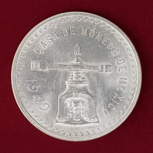 【メキシコ】1オンザ 銀貨 1949［B-0001002］