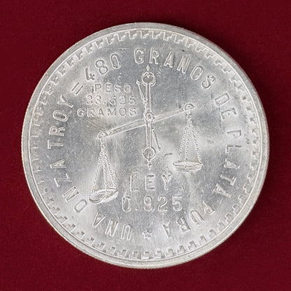 【メキシコ】1オンザ 銀貨 1949［B-0001002］