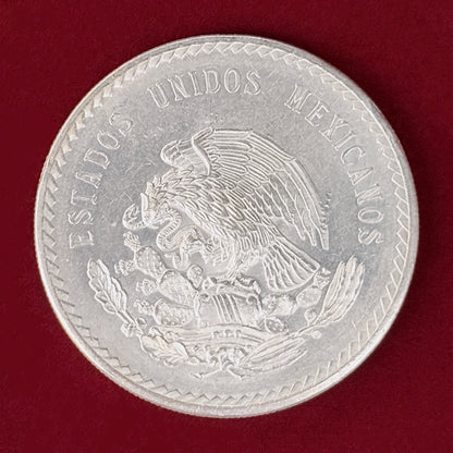 【メキシコ】5ペソ 銀貨 1949［B-0001003］