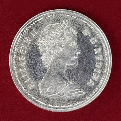 【カナダ】カナダ王立騎馬警察創立100周年記念 1ドル 銀貨 1973［B-0001020］