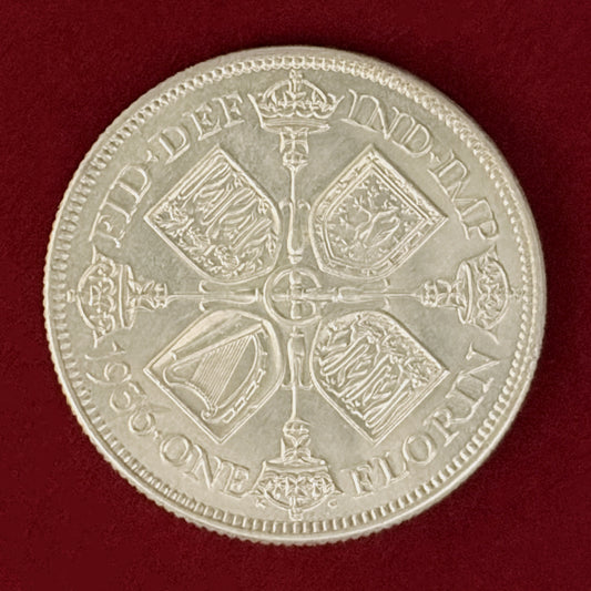 【イギリス】フローリン 銀貨 1936［B-0001038］