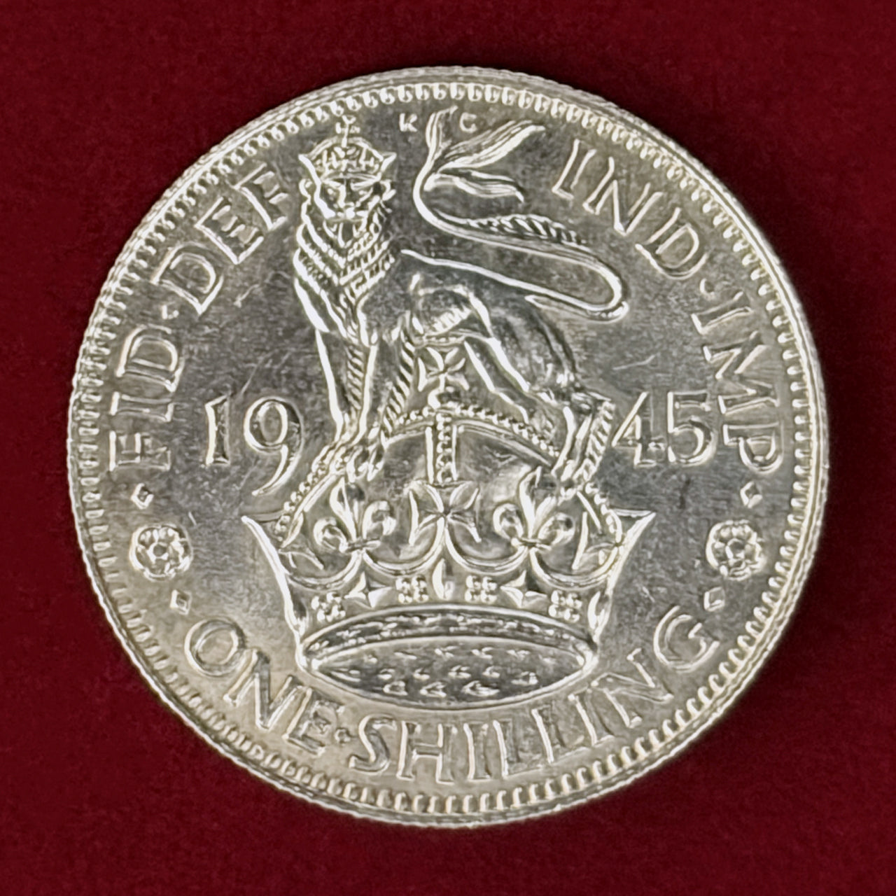 イギリス】シリング 銀貨 1945［B-0001059］ – ワールドコインズ・ジャパン