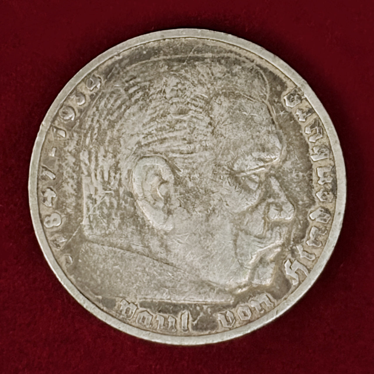 【ドイツ】5マルク 銀貨 1935［B-0001068］