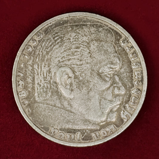 【ドイツ】5マルク 銀貨 1935［B-0001068］