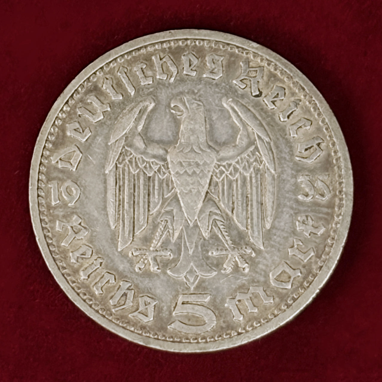 ドイツ】5マルク 銀貨 1935［B-0001068］ – ワールドコインズ・ジャパン