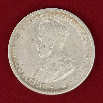 【オーストラリア】フローリン 銀貨 1917［B-0001071］
