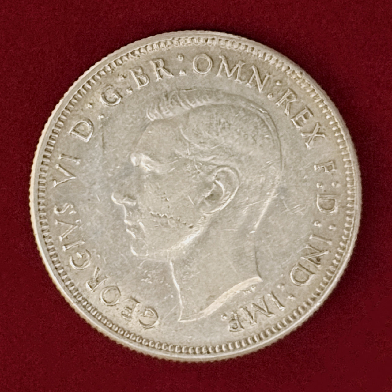 【オーストラリア】フローリン 銀貨 1942［B-0001072］