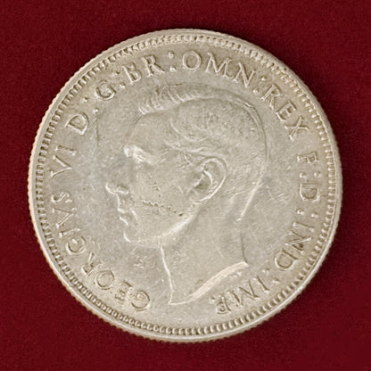【オーストラリア】フローリン 銀貨 1942［B-0001072］
