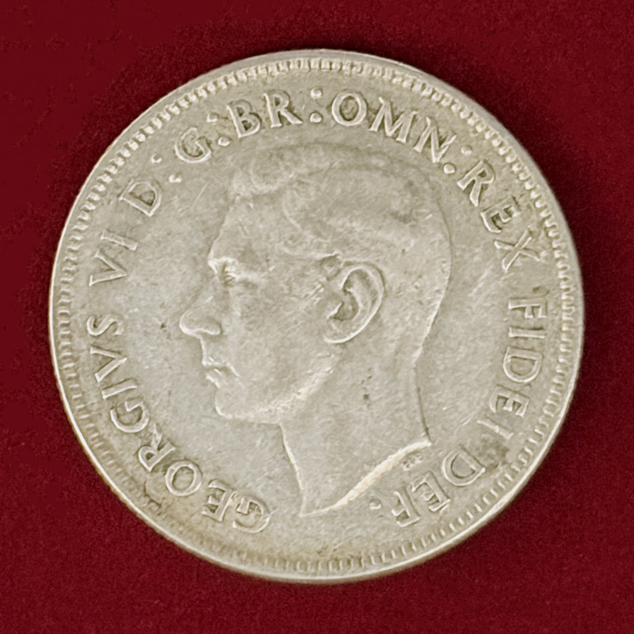 【オーストラリア】フローリン 銀貨 1952［B-0001073］