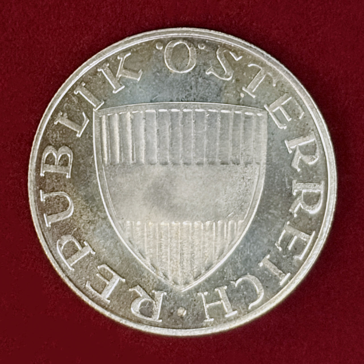 【オーストリア】10シリング 銀貨 プルーフ 1966［B-0001076］