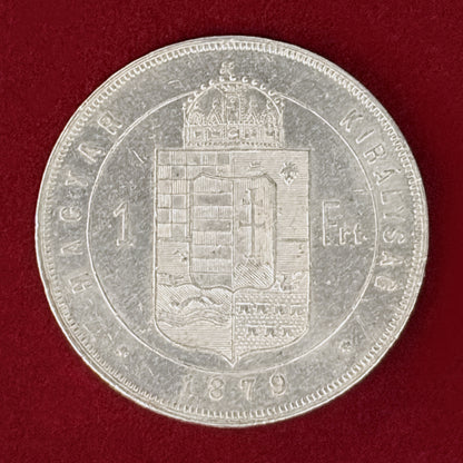 【ハンガリー】フォリント 銀貨 1879［B-0001113］