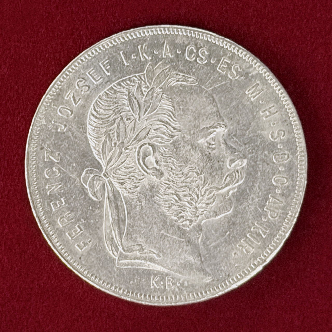 【ハンガリー】フォリント 銀貨 1879［B-0001113］