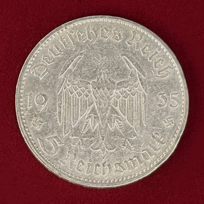 【ドイツ】ナチス政権1周年記念 5マルク 銀貨 1935［B-0001101］