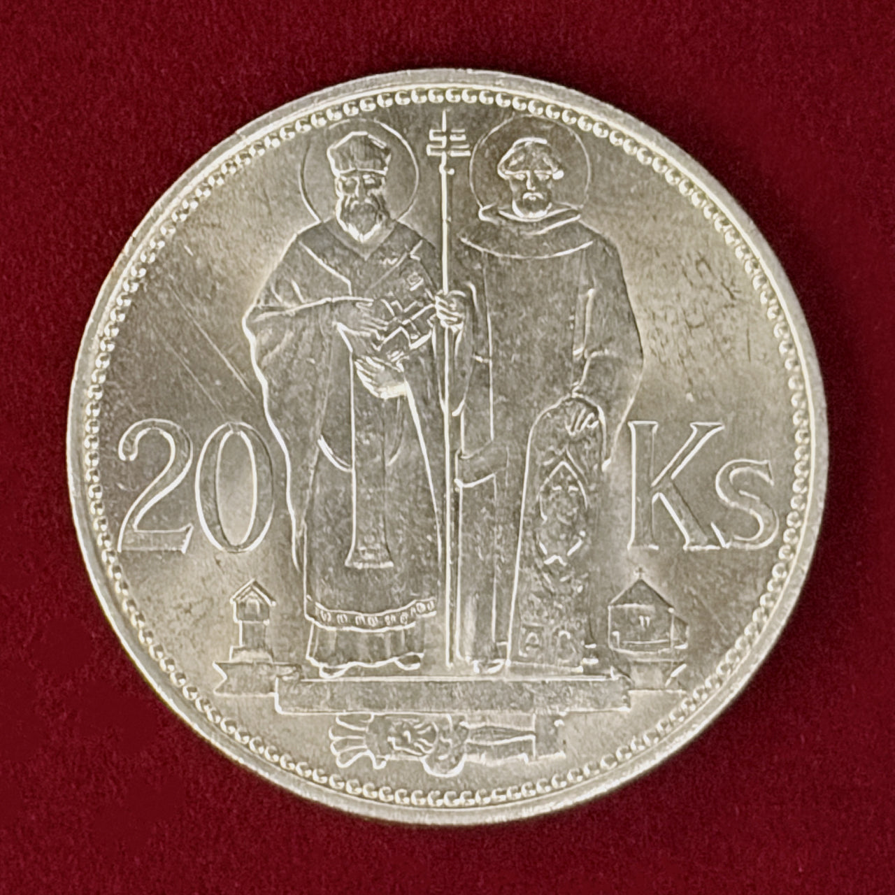 【スロバキア】20コルナ 銀貨 1941［B-0001112］