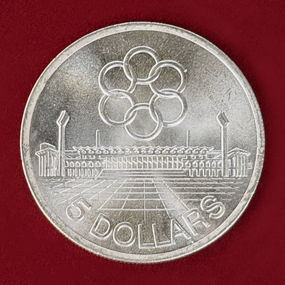 【シンガポール】第7回東南アジア競技会記念 5ドル 銀貨 1973［B-0001115］