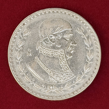 [Mexico] Morelos Tepalcana 1 Peso Silver Coin [B-0000546]