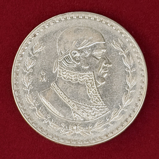 【メキシコ】モレロス テパルカナ 1ペソ 銀貨 1959［B-0001147］