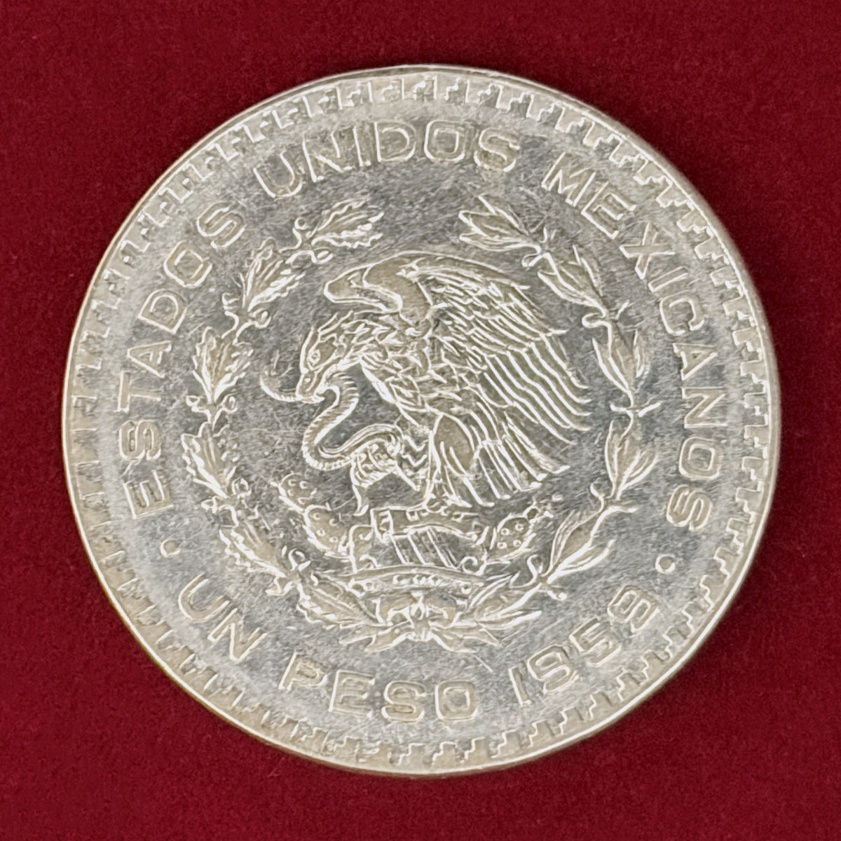 [Mexico] Morelos Tepalcana 1 Peso Silver Coin [B-0000546]