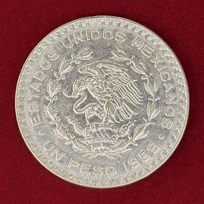 [Mexico] Morelos Tepalcana 1 Peso Silver Coin [B-0000546]