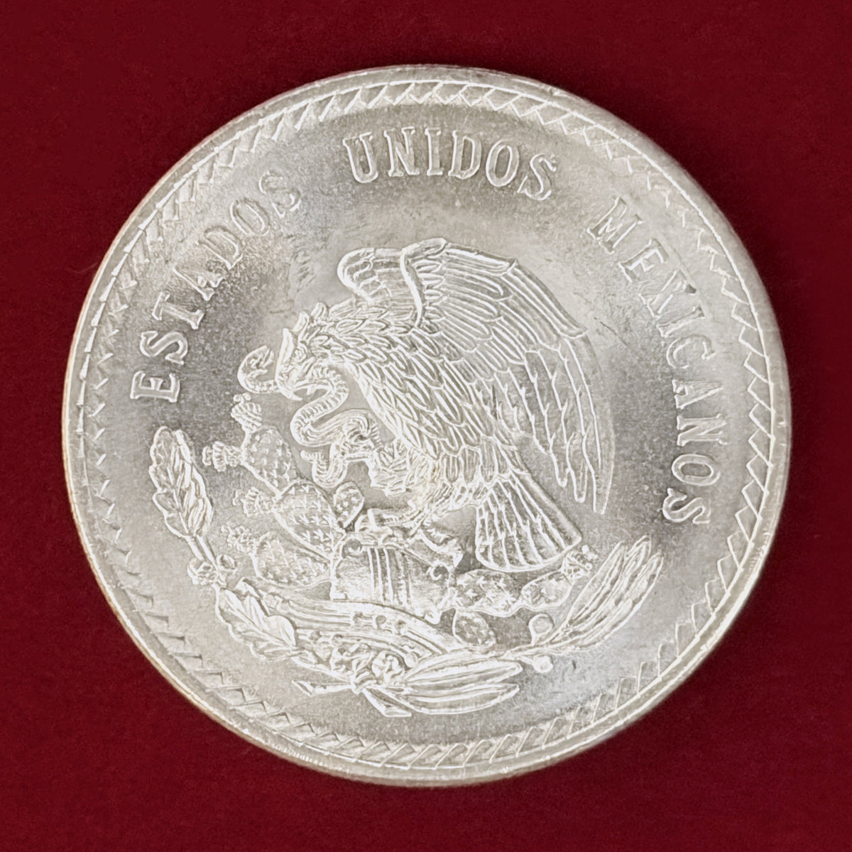 【メキシコ】5ペソ 銀貨 1948［B-0001150］