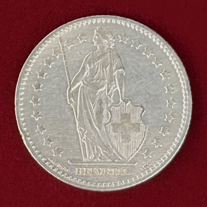 【フランス】1フラン 銀貨 1906［B-0001151］
