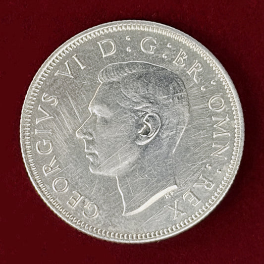【イギリス】フローリン 銀貨 1941［B-0001156］