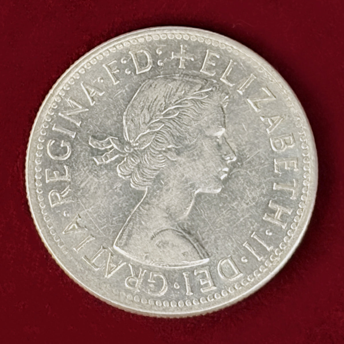 【オーストラリア】フローリン 銀貨 1954［C-0001159］