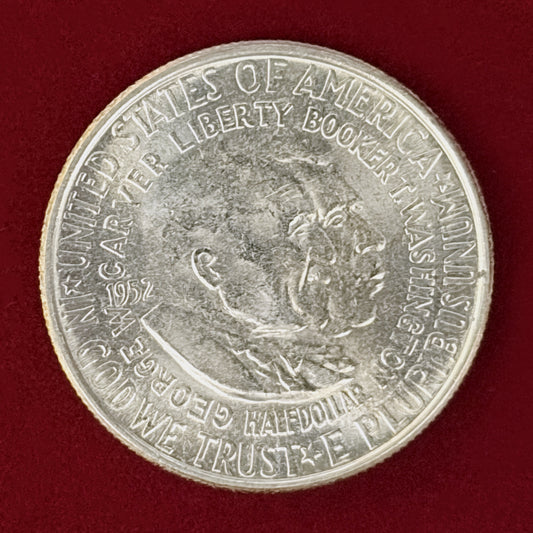 【アメリカ】ジョージ・ワシントン・カーバー 1/2ドル 銀貨 1952［B-0001166］