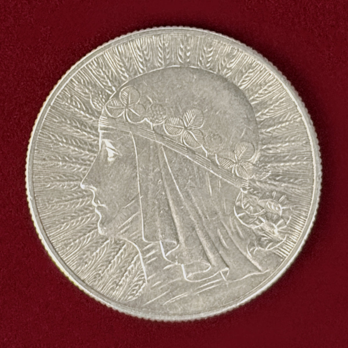 【ポーランド】5ズウォティ 銀貨 1932［B-0001180］