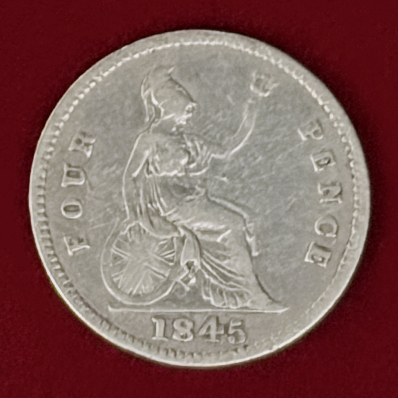 イギリス】4ペンス 銀貨 1845［B-0001183］ – ワールドコインズ・ジャパン