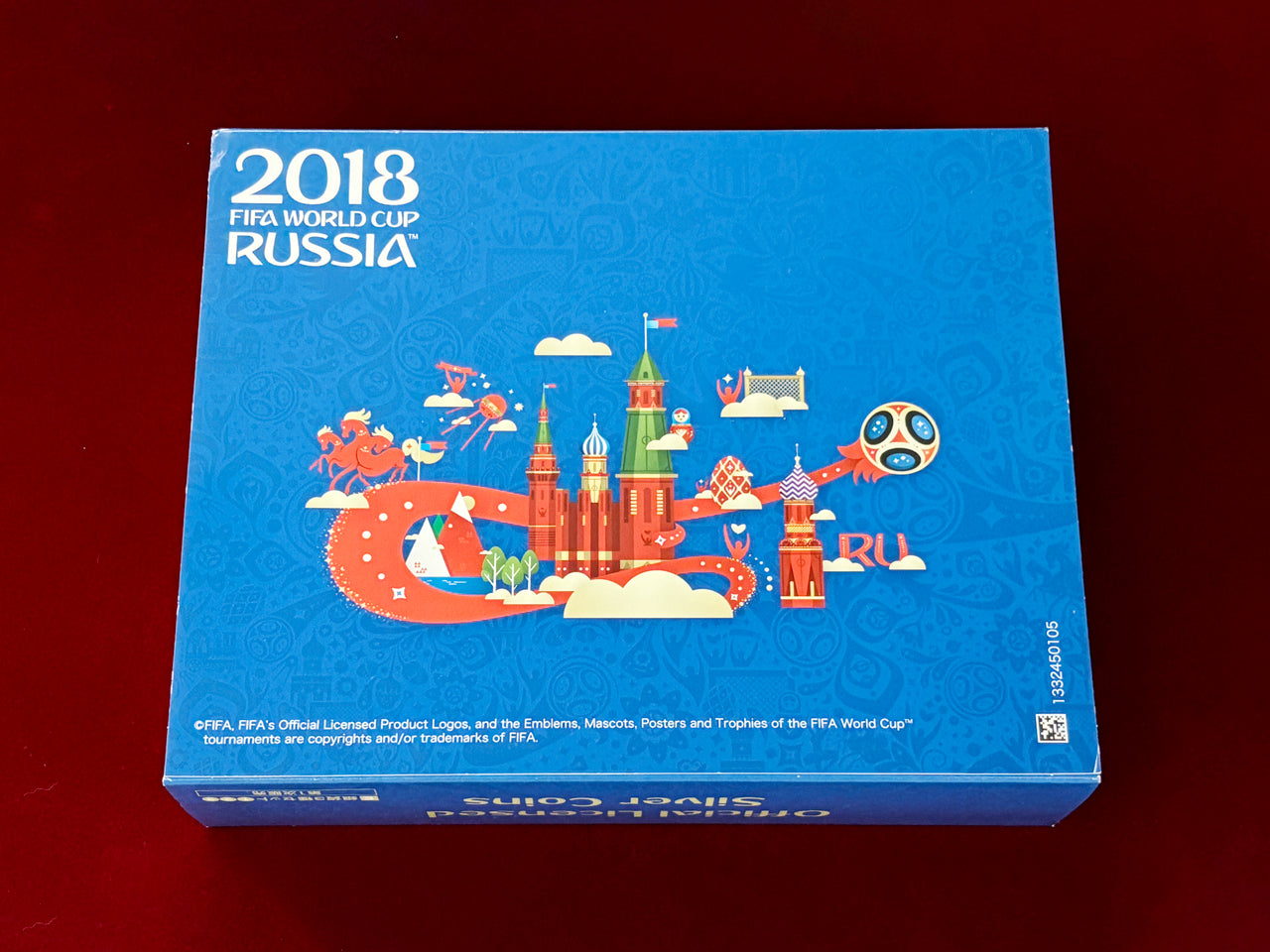 [FIFA Official] 2018 FIFA World Cup Russia Officially Licensed Silver Coin Proof Set [C-0000047]