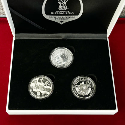 [FIFA Official] 2018 FIFA World Cup Russia Officially Licensed Silver Coin Proof Set [C-0000047]