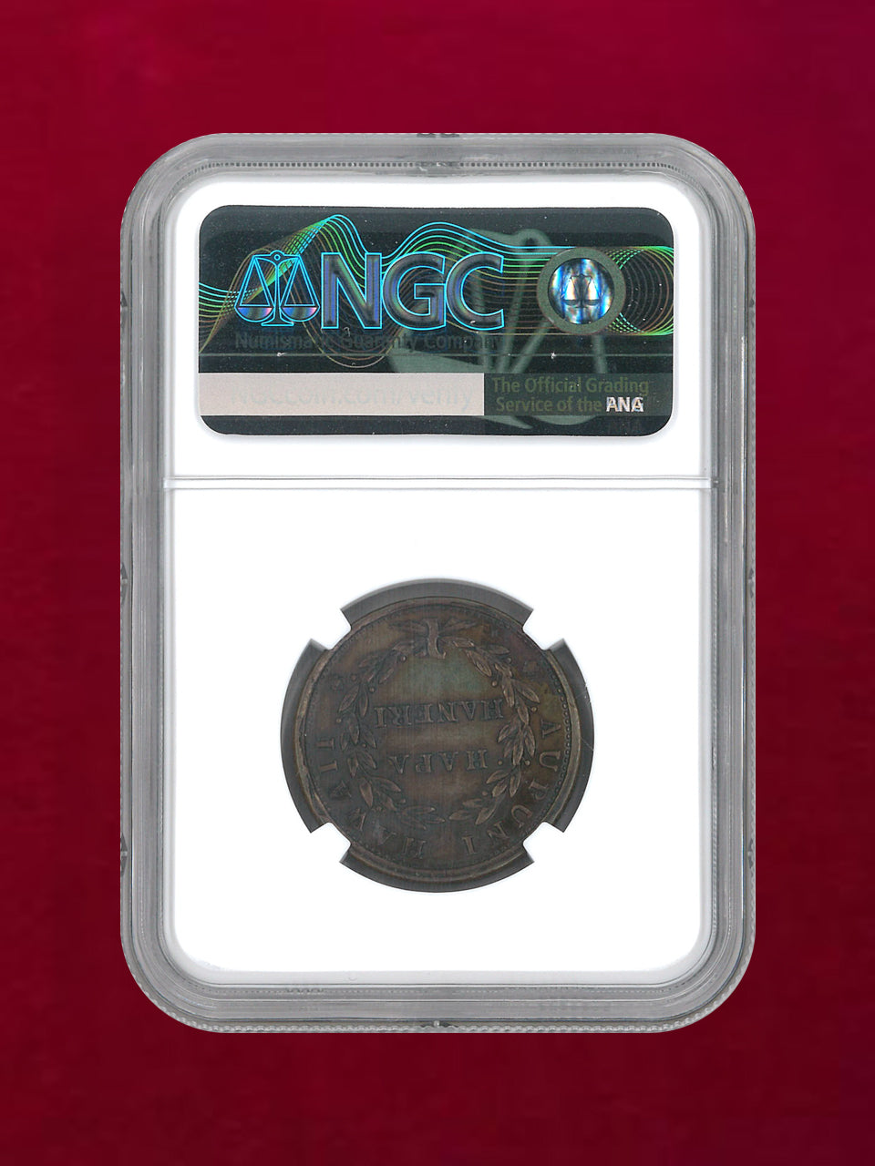 【希少品】NGC AU53 スウェーデン 1866 WMメダル 工業博覧会 ハワイ】1セント 銅貨 1847 NGC AU DETAILS ENVIRONMENTAL DAMAGE［C