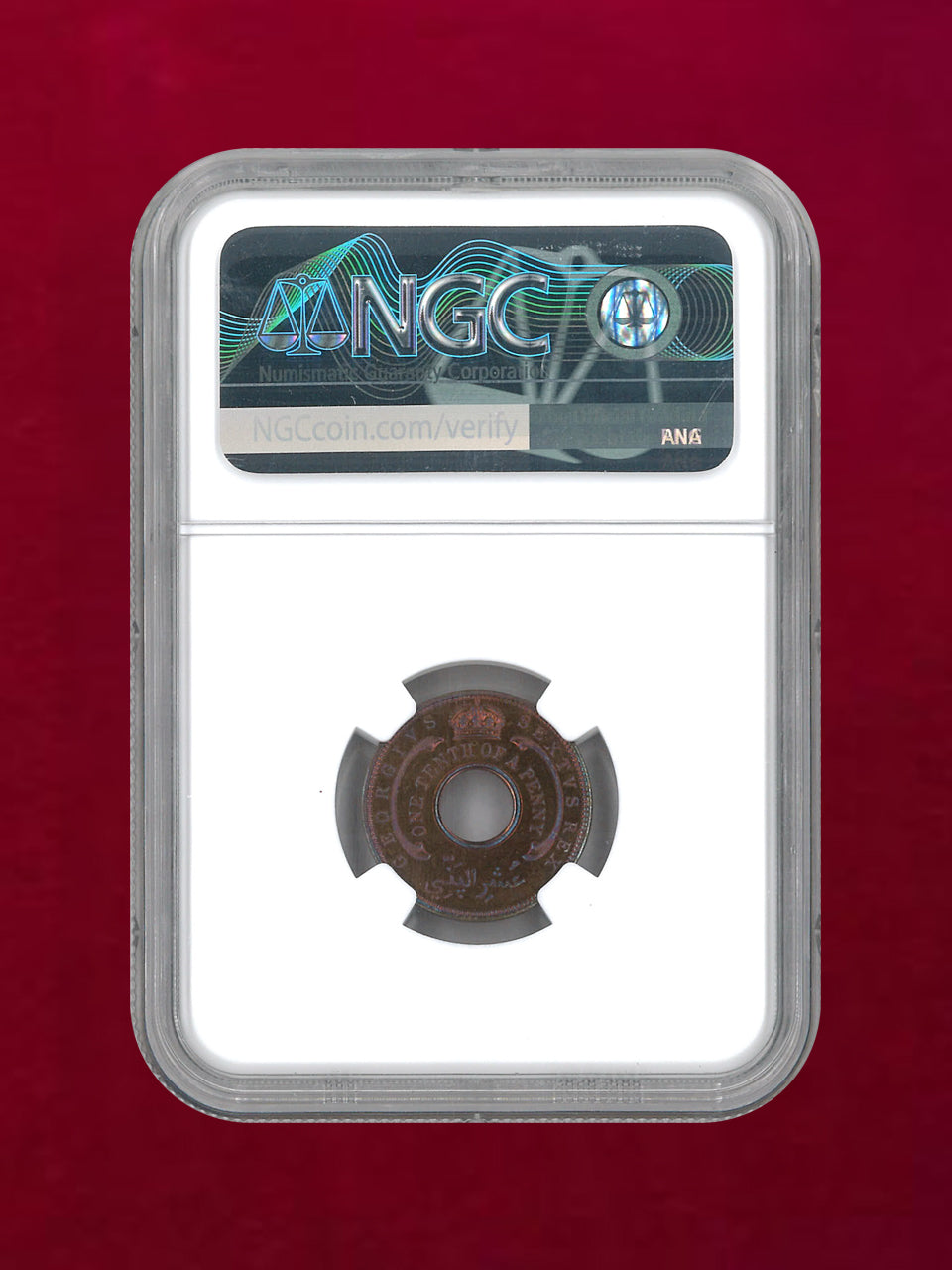 [British West Africa] 1/10 bronze penny 1952 NGC PF67 RB [C-0000080]