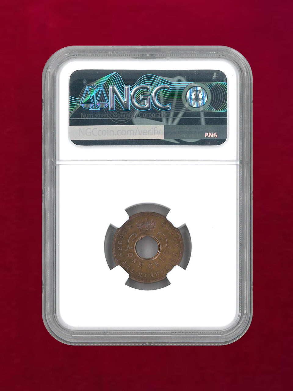 【東アフリカ】セント青銅貨 1954 NGC PF66 RB［C-0000085］