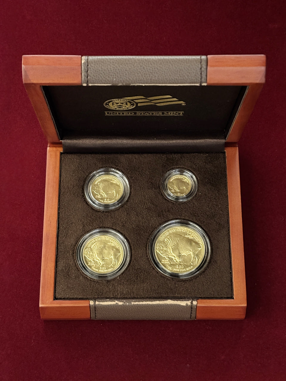 [America] AMERICAN BUFFALO GOLD UNCIRCULATED FOUR-COIN SET 2008W [C-0000115]