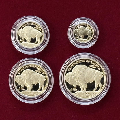 [America] AMERICAN BUFFALO GOLD PROOF FOUR-COIN SET 2008W [C-0000116]