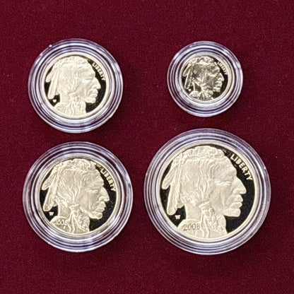 [America] AMERICAN BUFFALO GOLD PROOF FOUR-COIN SET 2008W [C-0000116]