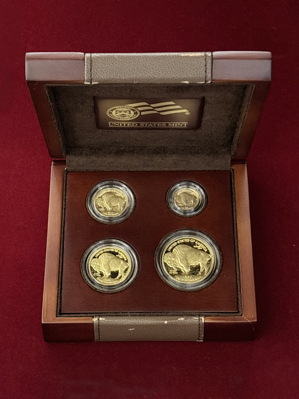 [America] AMERICAN BUFFALO GOLD PROOF FOUR-COIN SET 2008W [C-0000116]