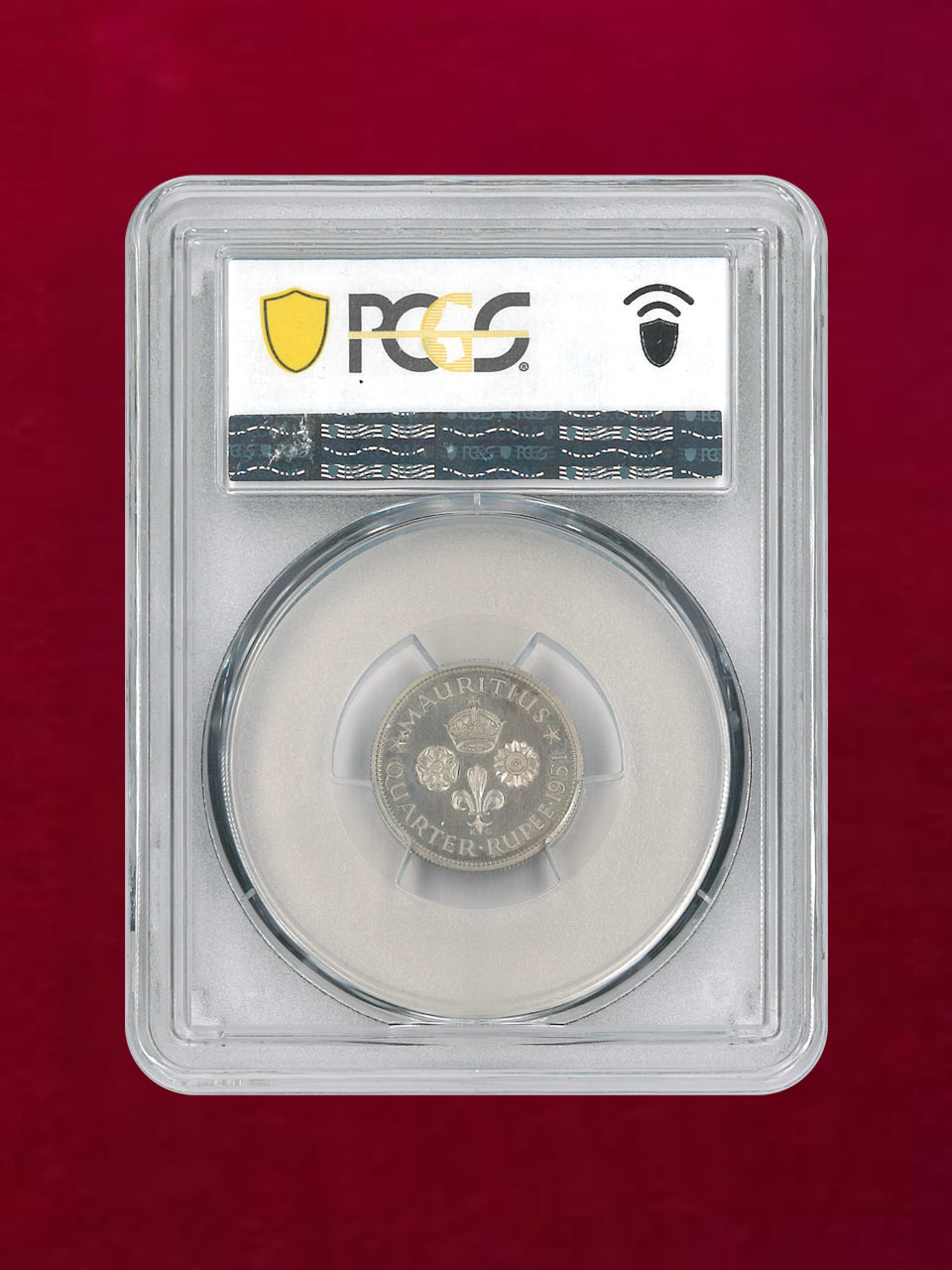 [Mauritius] 1/4 rupee copper-nickel coin 1951 PCGS PR66 [C-0000120]