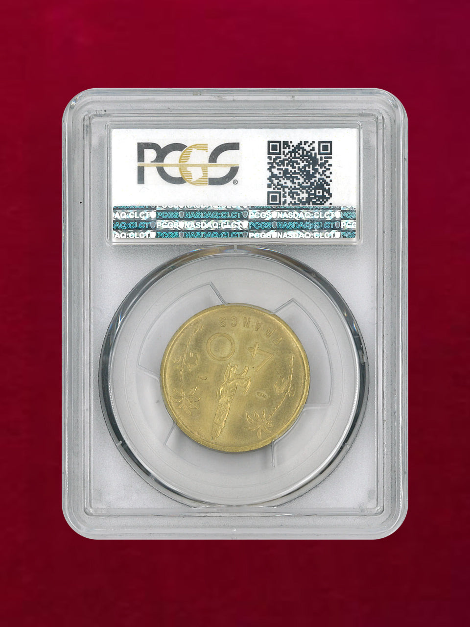 [French Equatorial Africa] 40 Francs Aluminum Copper Coin nd(1958) PCGS SP66 [C-0000127]