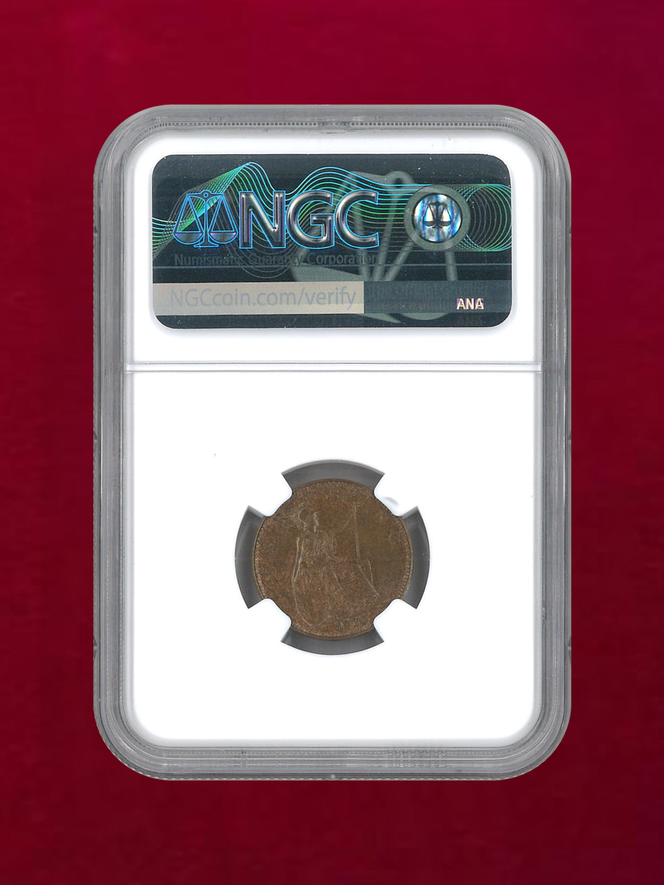 【イギリス】1/4ペニー 青銅貨 1930 NGC PF 64 BN［C-0000150］