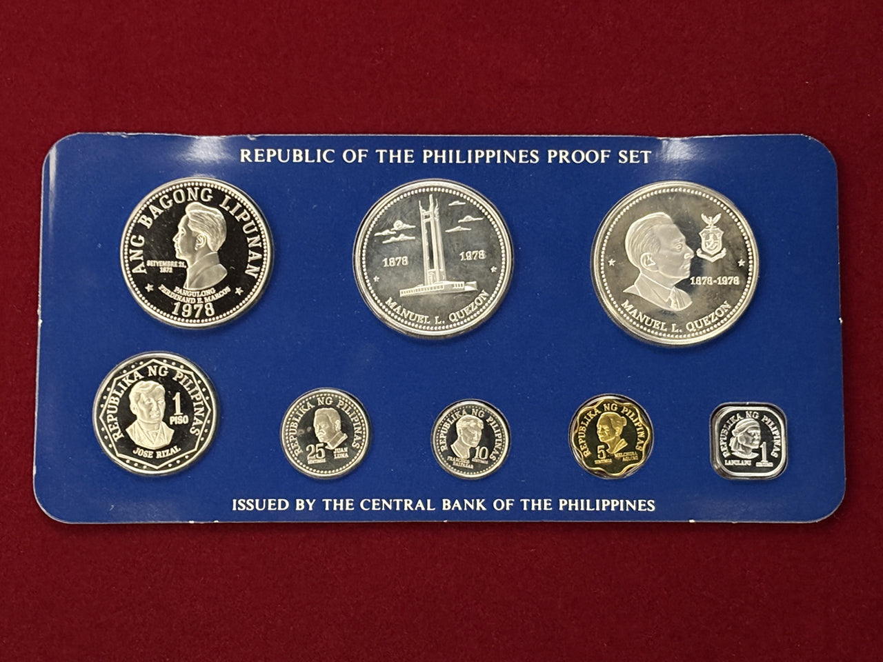 フィリピン】プルーフセット 8枚組 1978［C-0000268］ – ワールド