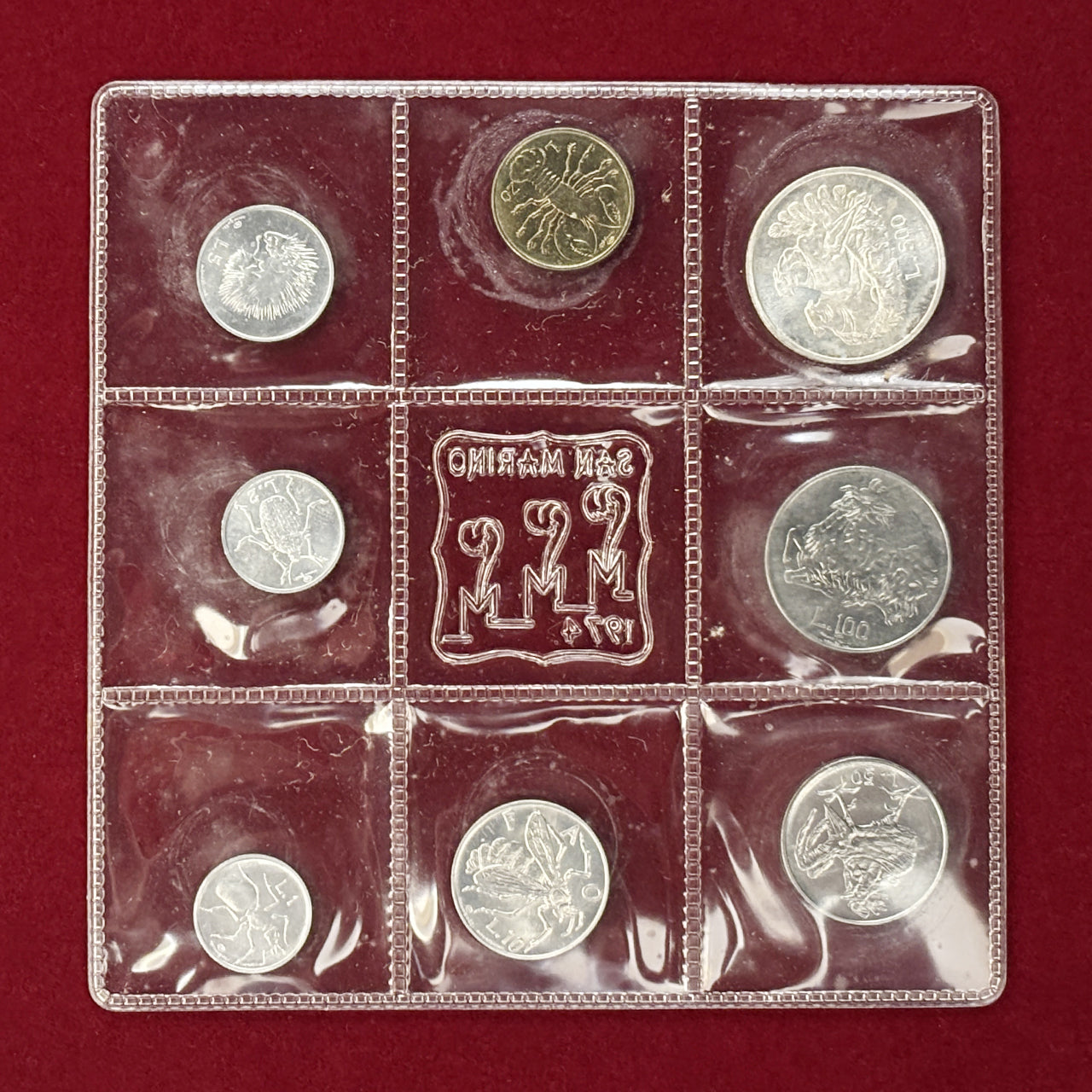 San Marino] Mint set of 8 discs 1974 [C-0000298] – ワールド